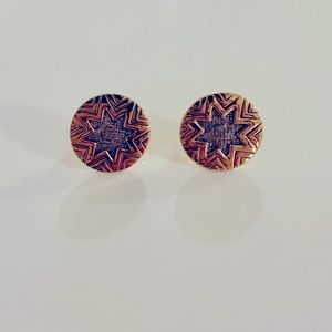 House of Harlow gold stud earrings